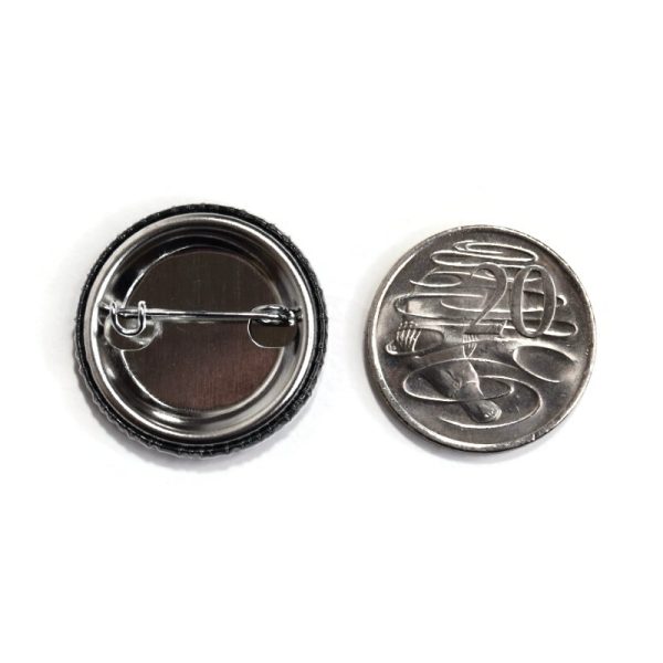 3.2cm Pin Badge Back